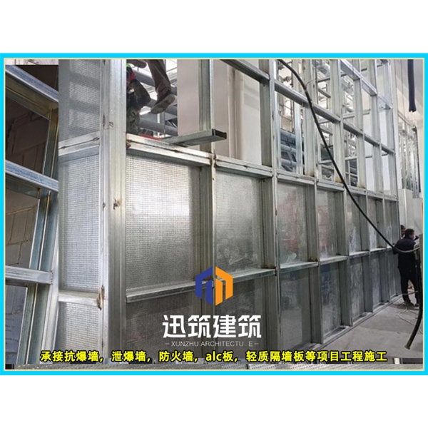 威海防火抗爆墙 耐火4h 抗爆压力值3mpa